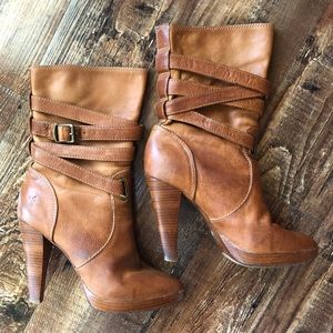 Frye Harlow Multi-Strap Boot | Size 8.5